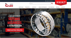 Desktop Screenshot of grupogaes.com