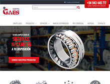 Tablet Screenshot of grupogaes.com